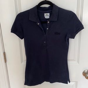 Navy Lacoste Polo XS/size 36